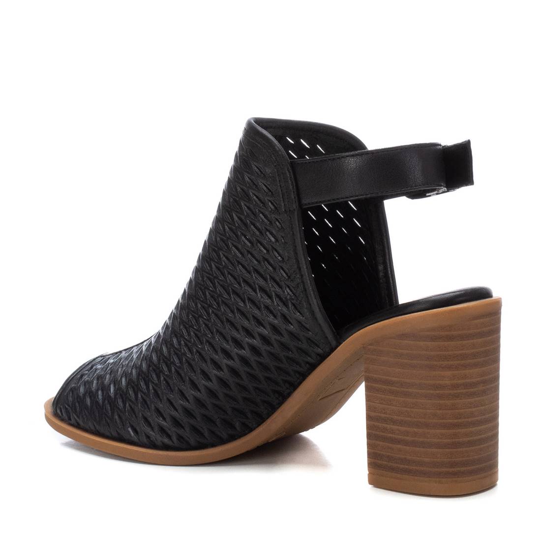 Carmela 16064203 sandales cuir noir talon 9cm