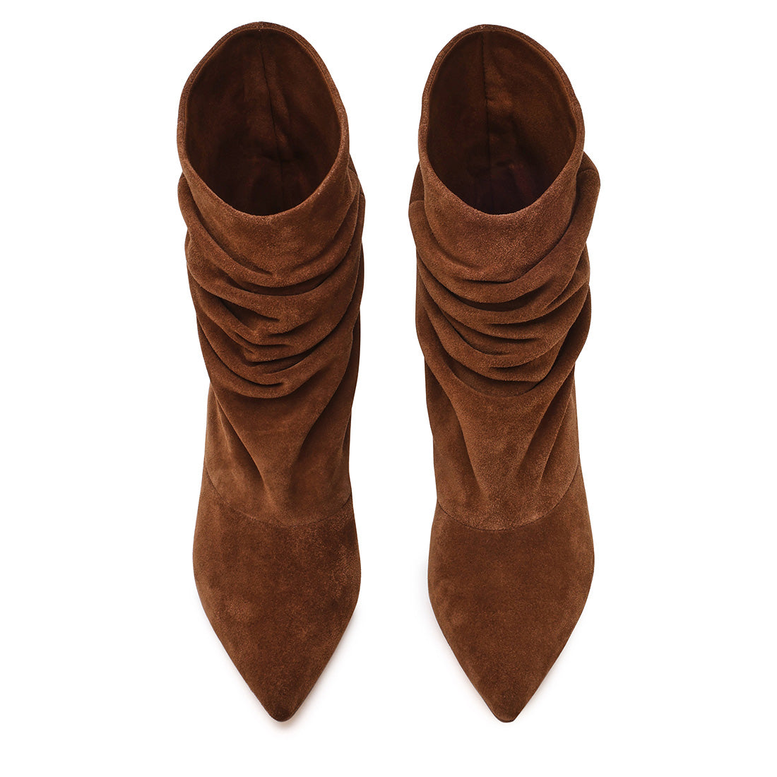 Steve Madden Flux bottines daim châtaigne talon 4 cm