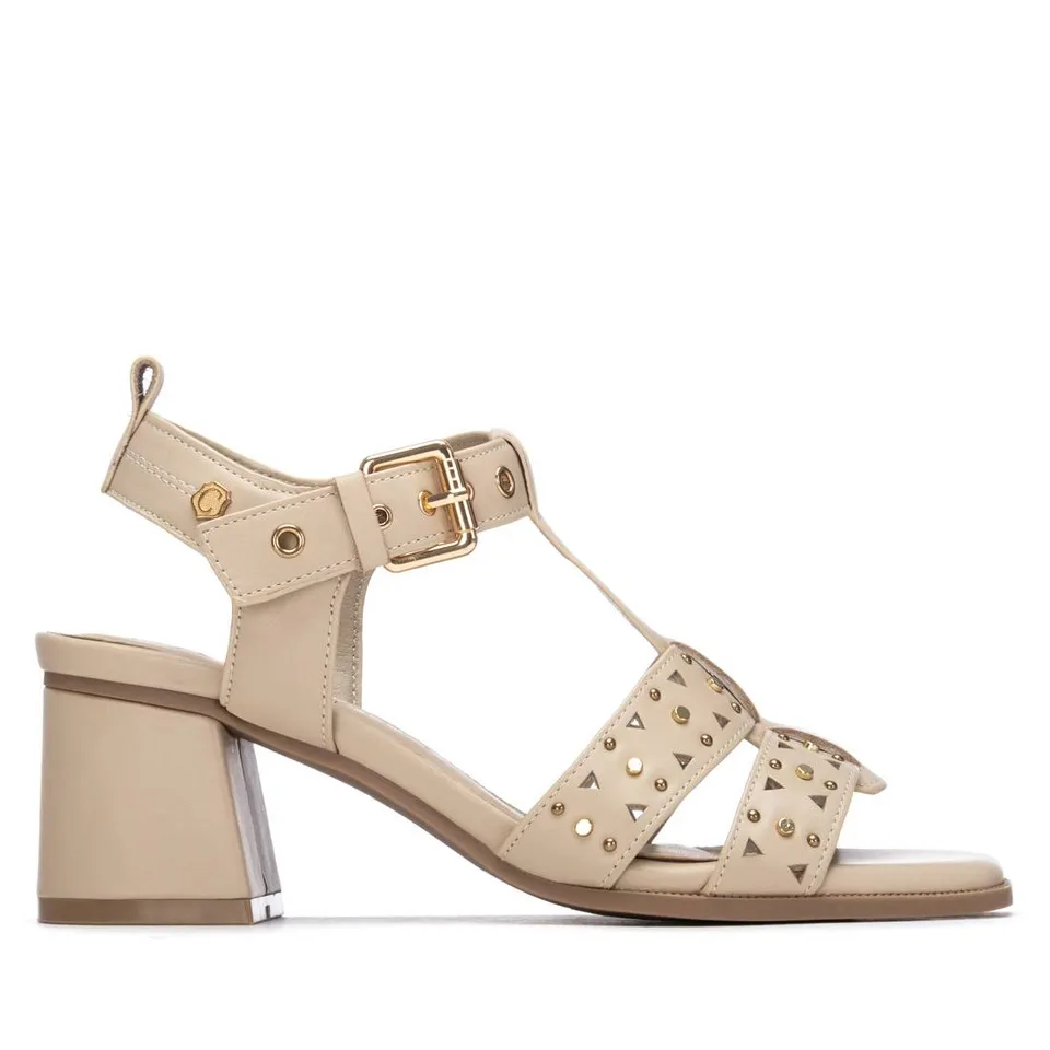Carmela 16325101 sandales cuir beige talon 7 cm