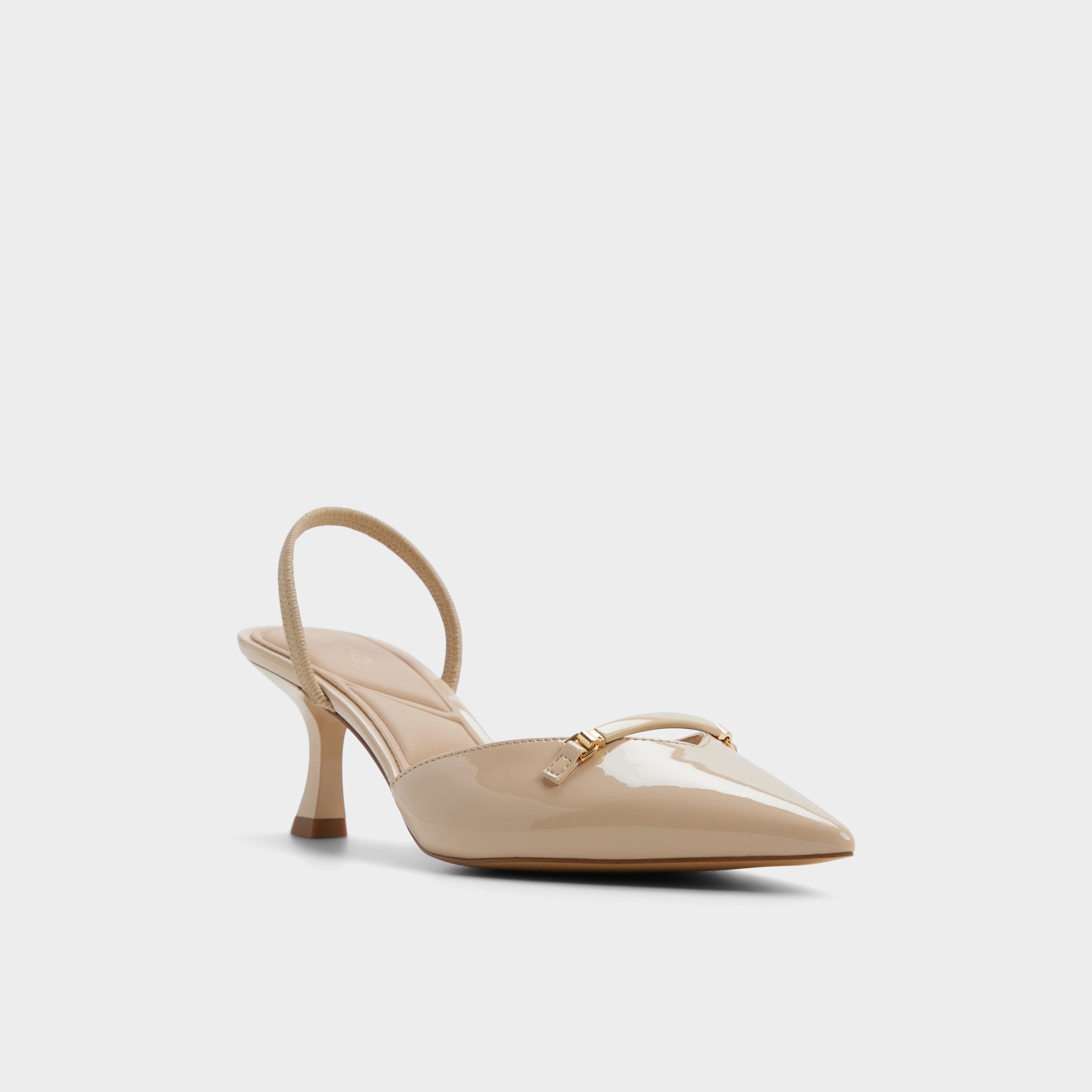 Aldo Nailah escarpins kitten heel beige femme