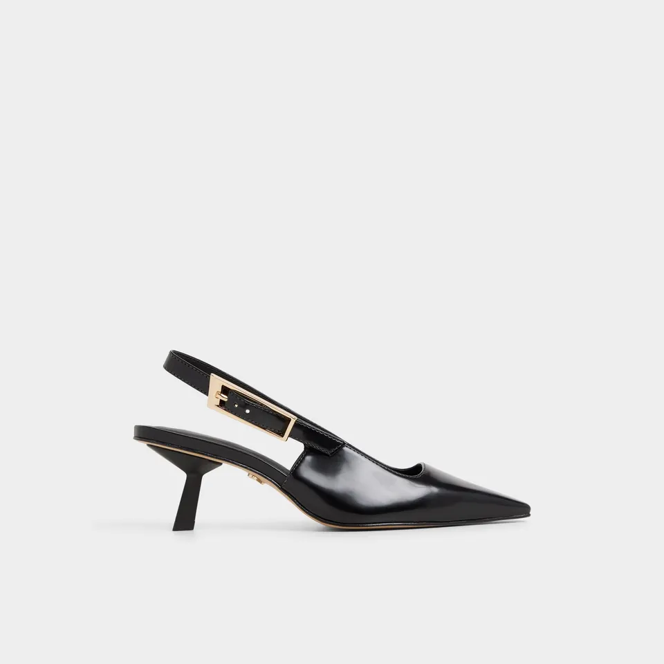 ALDO Nealie slingback cuir verni noir
