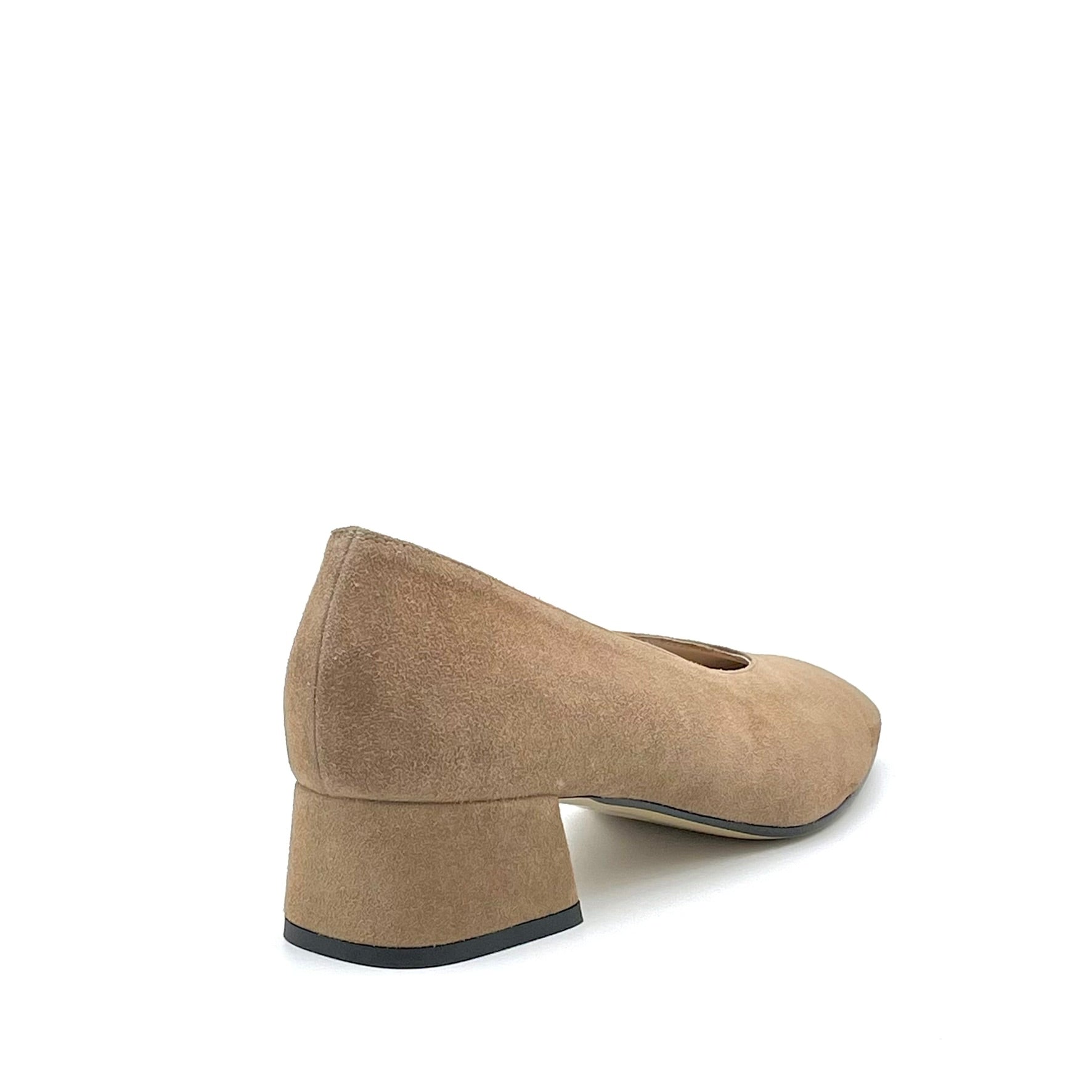 ELATA 55529 escarpins daim beige talon 3,5 cm