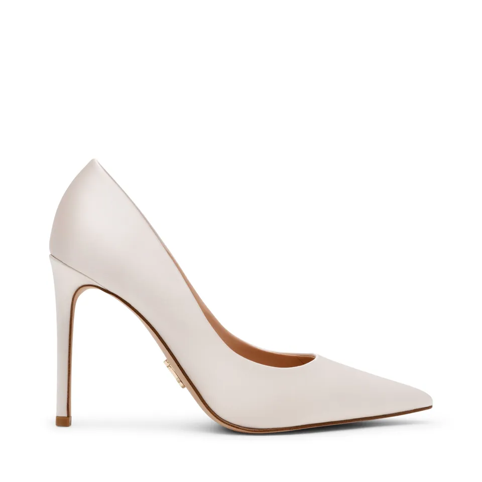 Steve Madden Thrive escarpins ivoire tissu 10 cm
