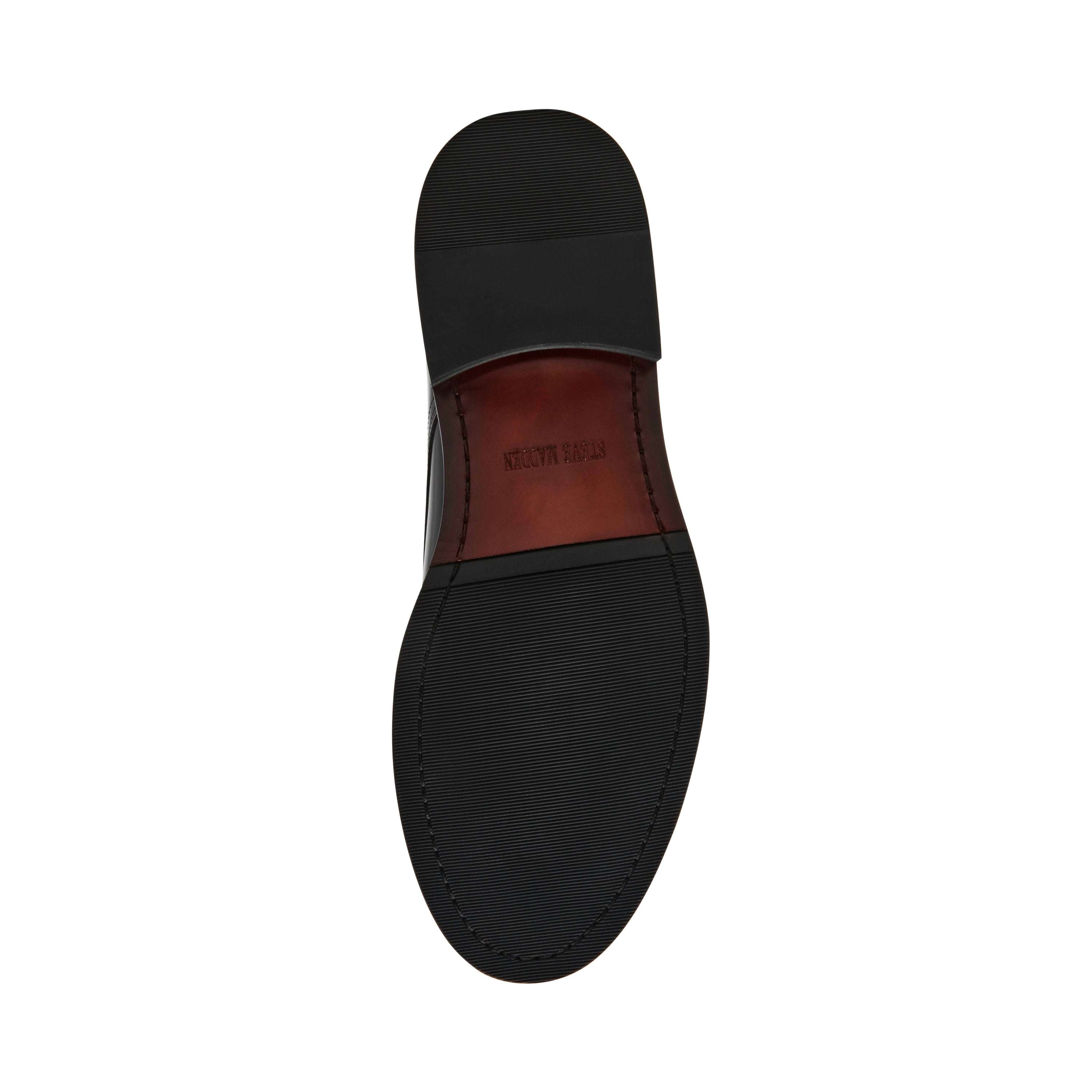 Steve Madden Asotin chaussure homme noir cuir lacets