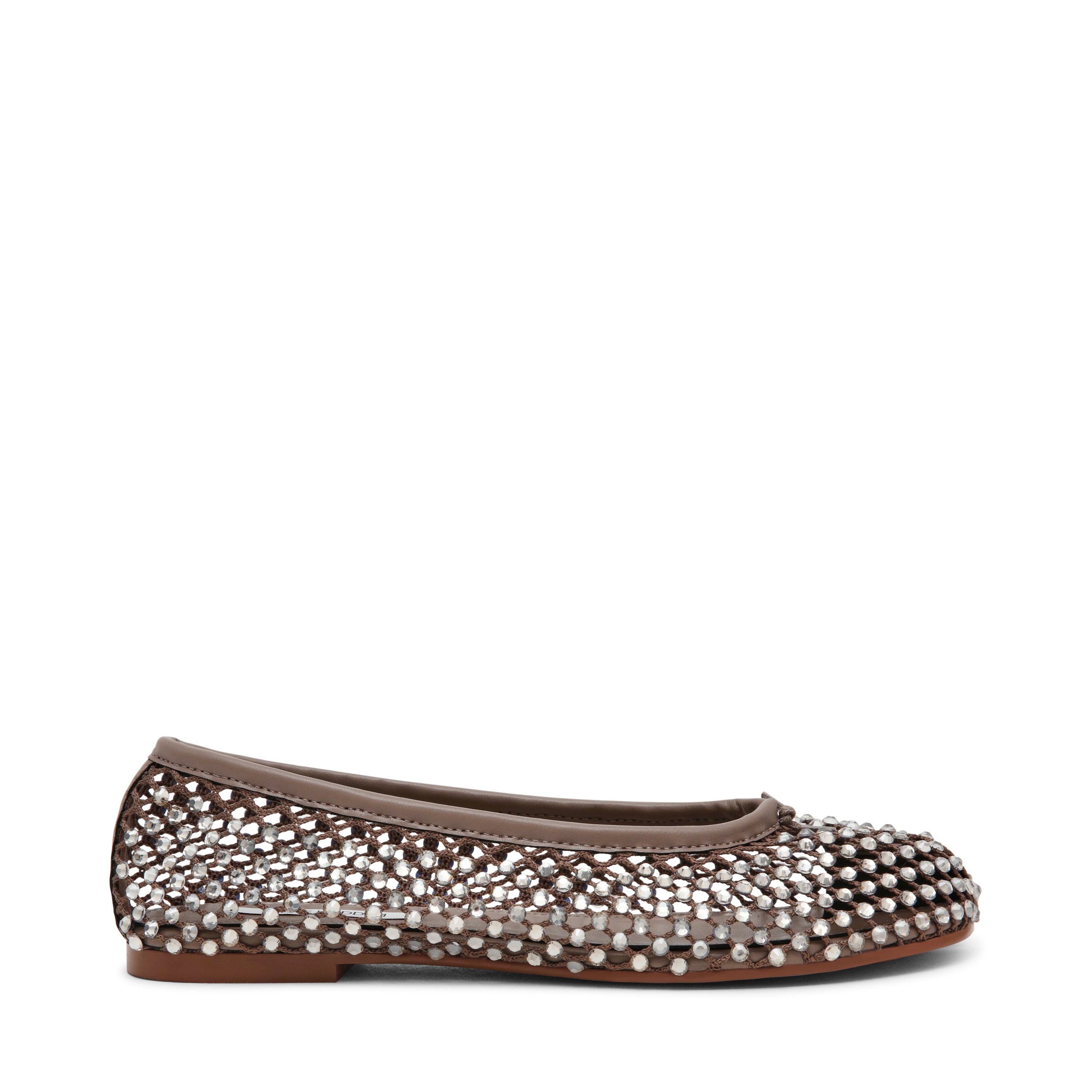Steve Madden Calico-Meshr ballerine taupe tissu