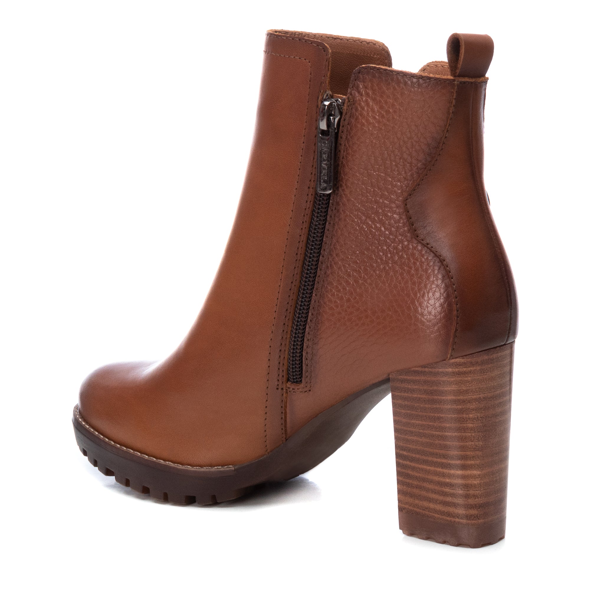 Carmela 16005401 bottines femme marron cuir talon 9 cm