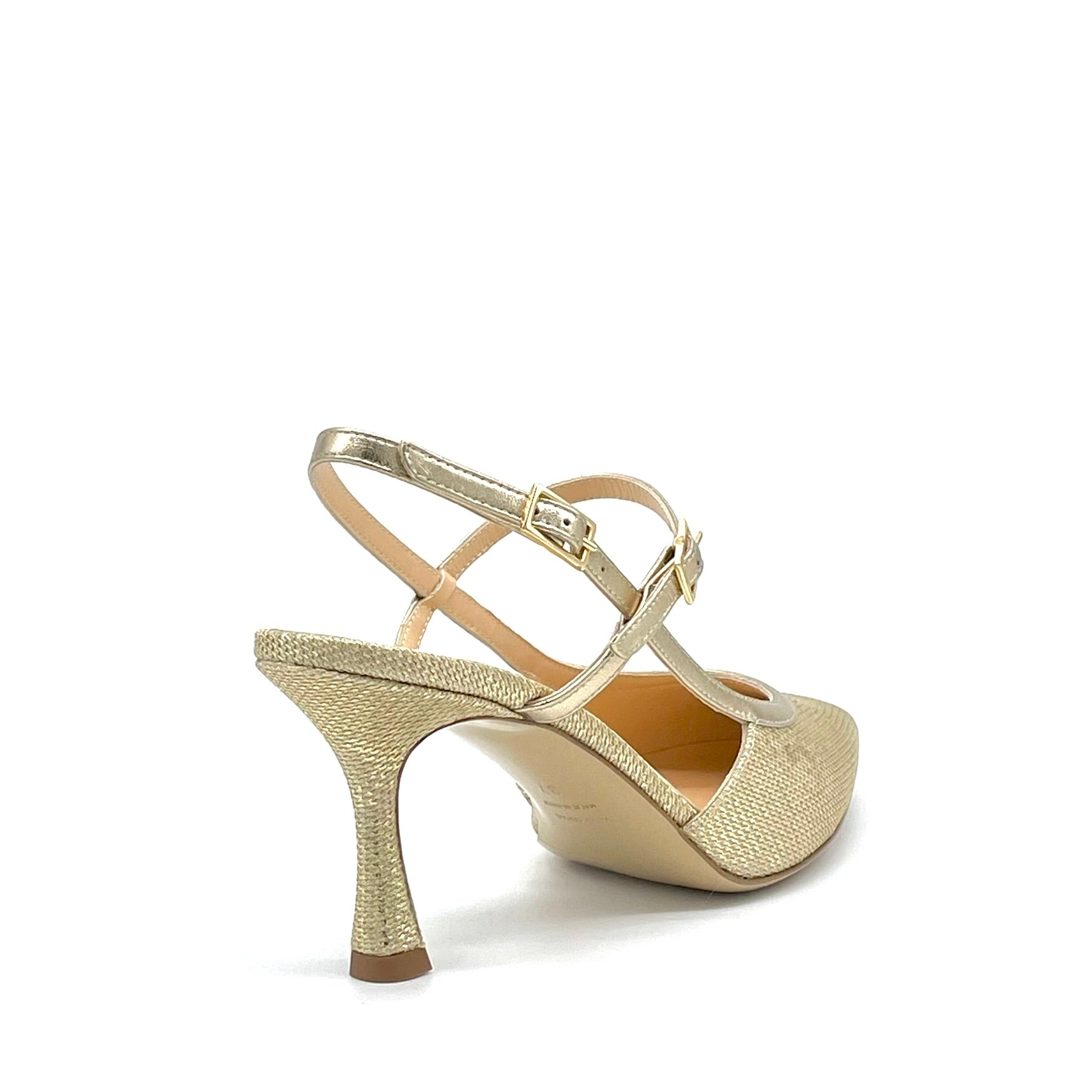 Elata 16149 slingbacks doré talon 7,5 cm