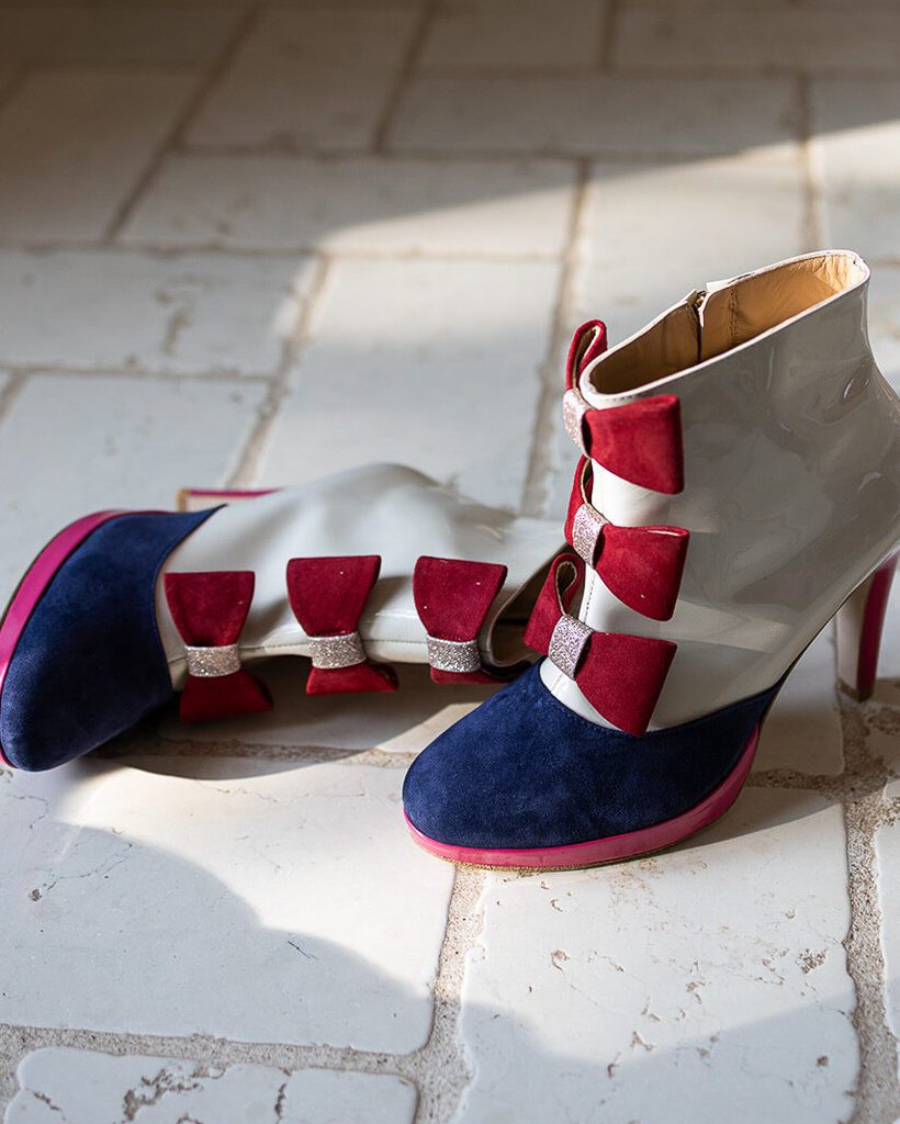 Dessine Moi Un Soulier Bottine plateforme bottine multicolore