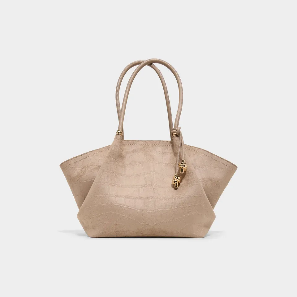 ALDO The Power Tote sac cabas beige effet croco