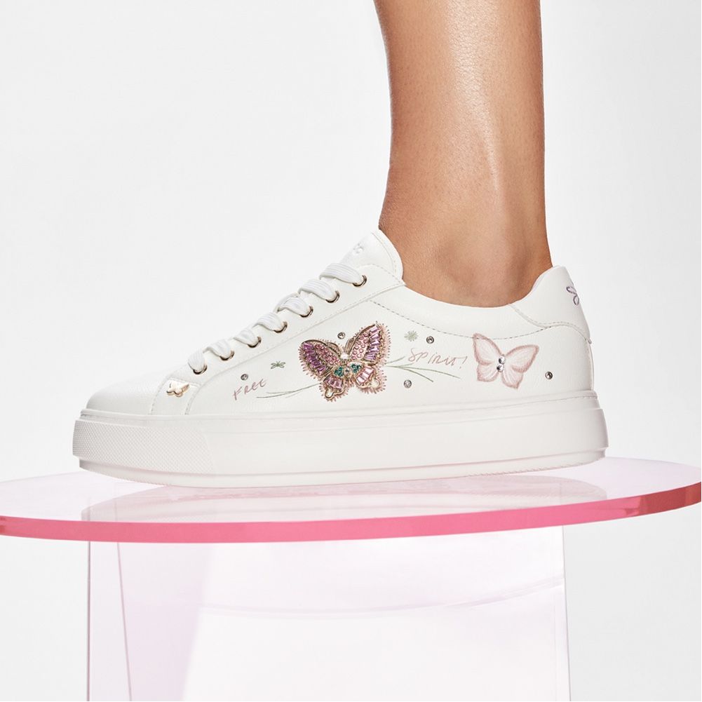 ALDO Gwiri 2.0 baskets papillon blanches
