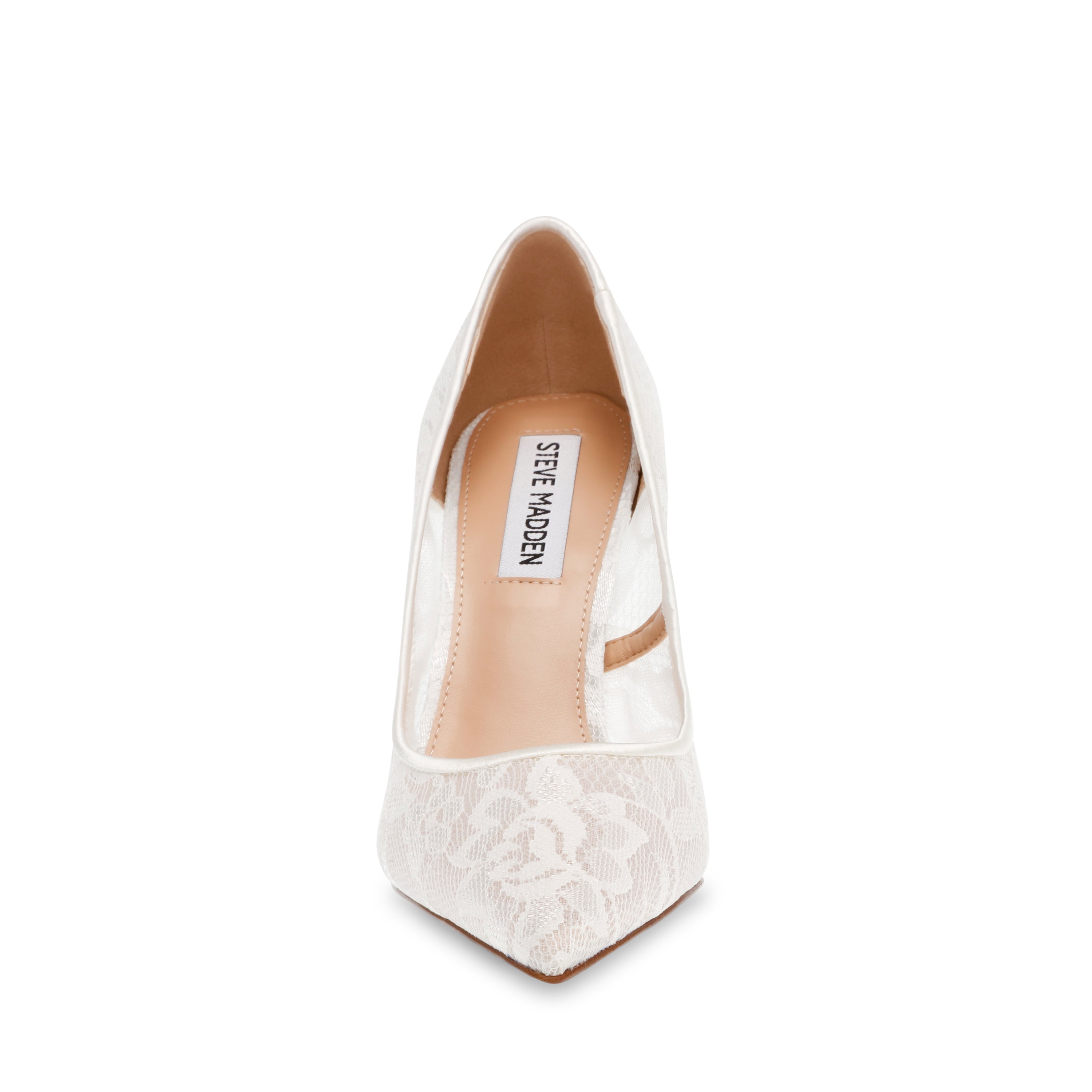 Steve Madden Evelyn-L escarpins dentelle blanche talon 10,5 cm