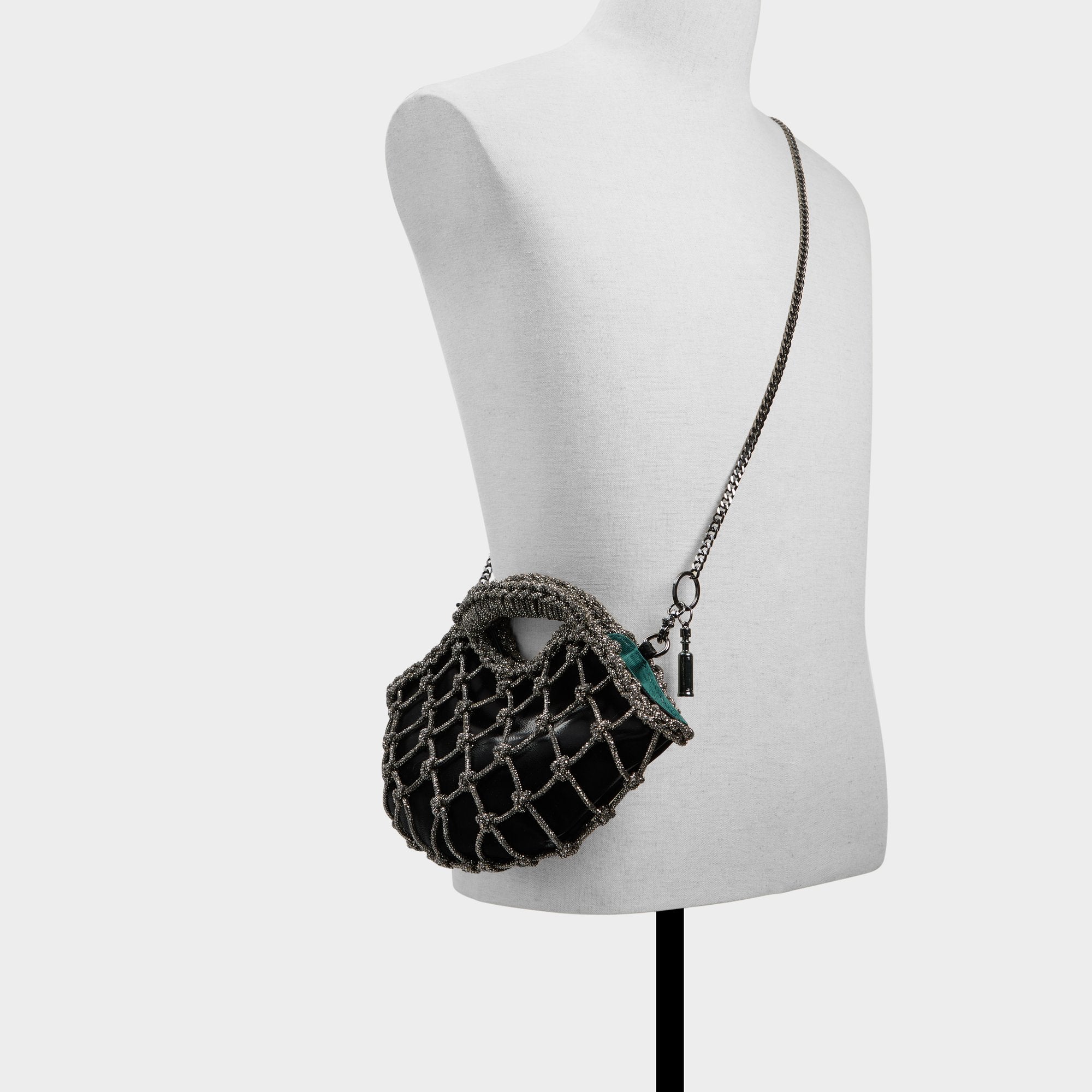 ALDO Glamorousgal sac main vert noir