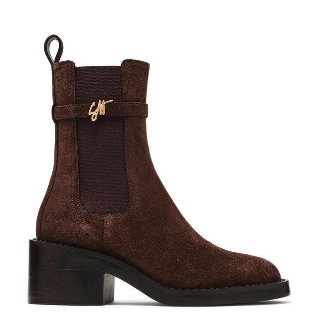 Steve Madden Charity bottines cuir marron chocolat talon 5 cm