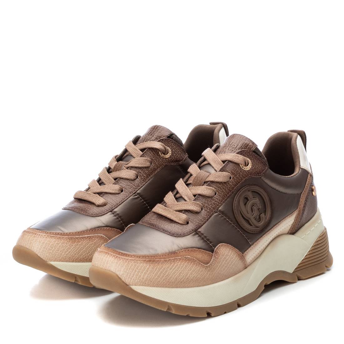 Carmela 16092802 basket cuir marron semelle épaisse