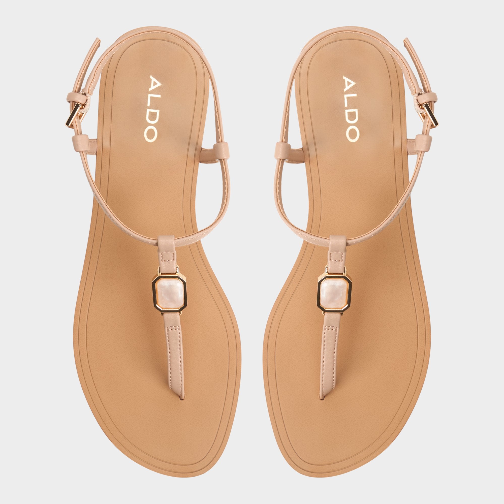 ALDO Sandstone sandales plates femme beige