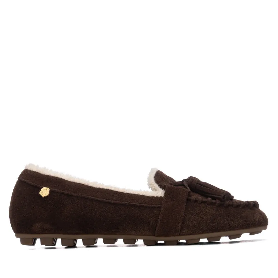 Carmela 16428903 mocassins femme marron cuir chaud