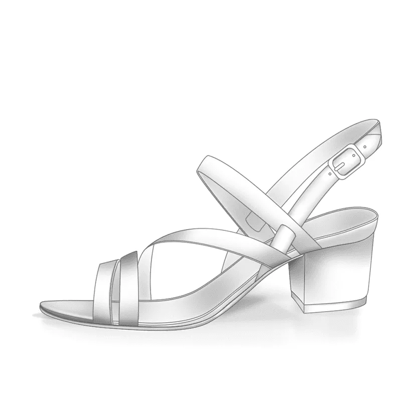 Dessine Moi Un Soulier Emma High sandales talons à personnaliser