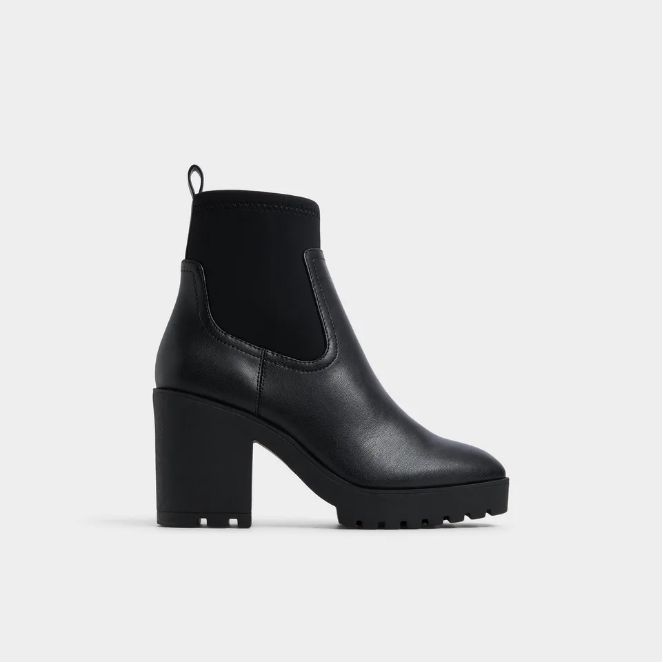 ALDO Marrgo bottines talons noires cuir