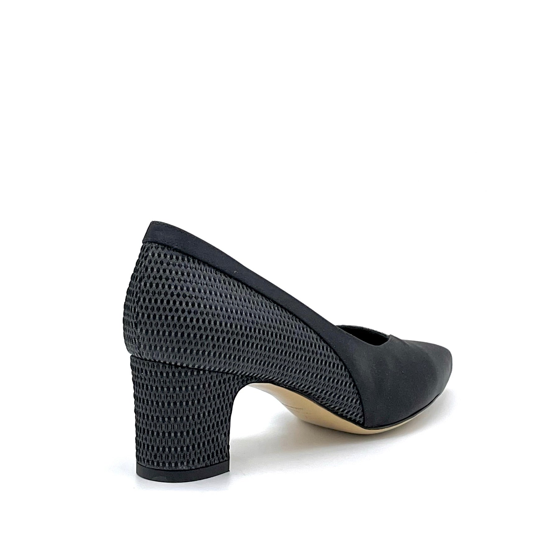 Elata 15118 escarpins noir laminé talon 5,5 cm