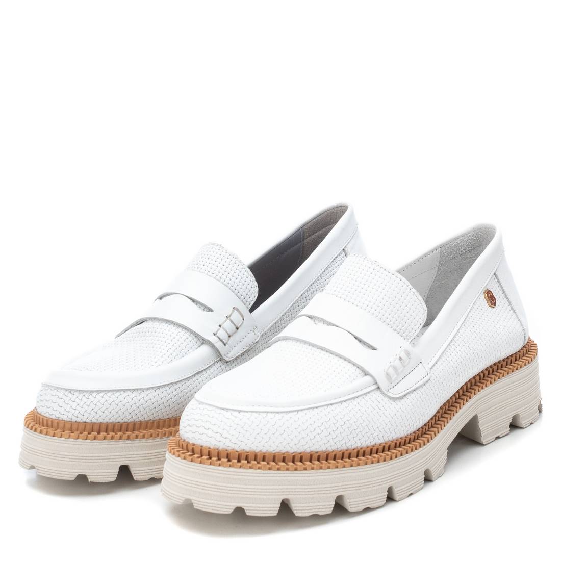 Carmela 16078303 mocassins cuir blancs