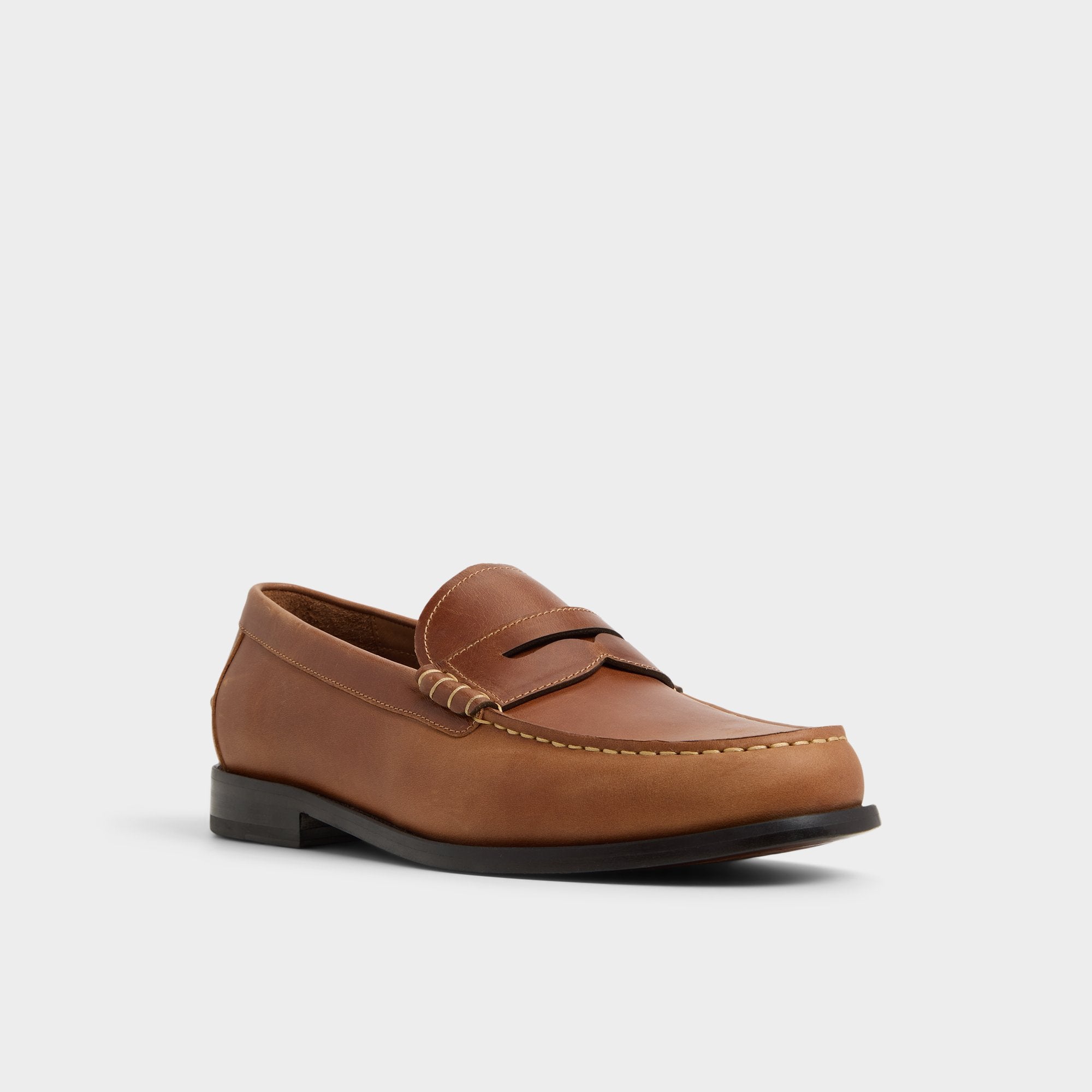 ALDO Jarom mocassin penny marron cuir véritable