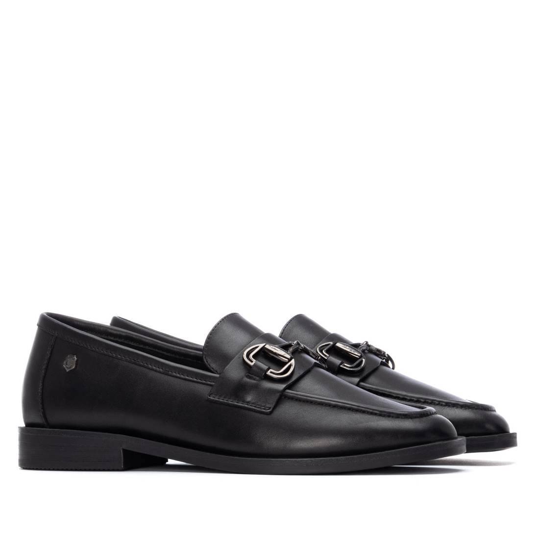 Carmela 16269705 mocassins femme noir cuir