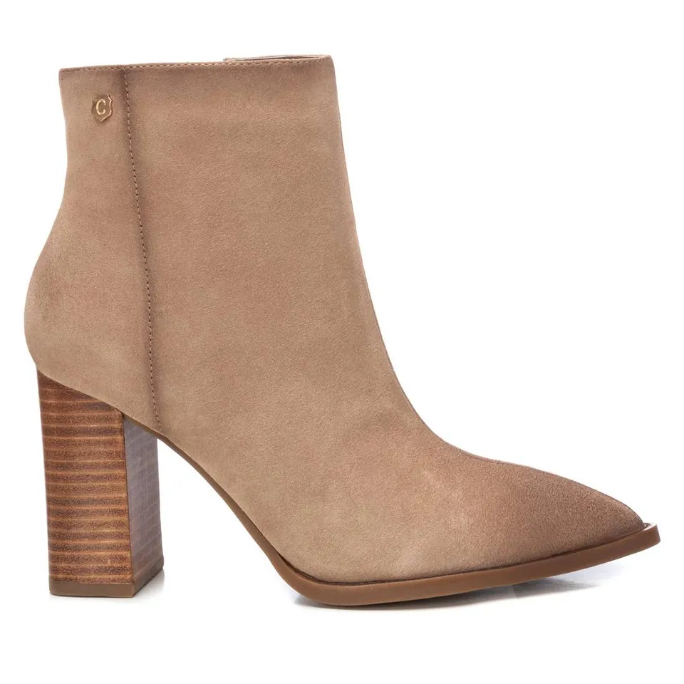 Carmela 16091804 bottine cuir marron talon 9 cm