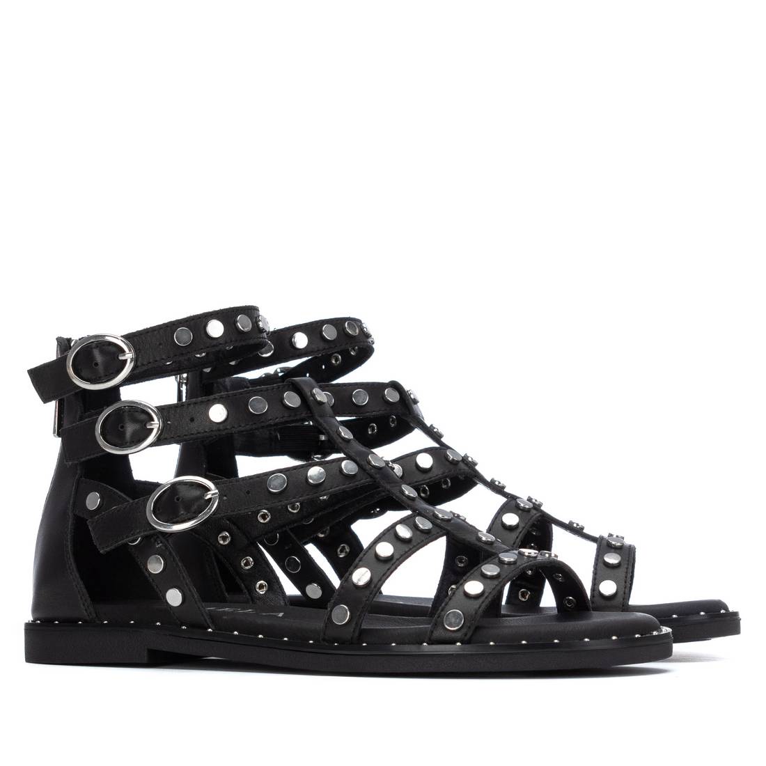 Carmela 16316301 sandales femme noir clous