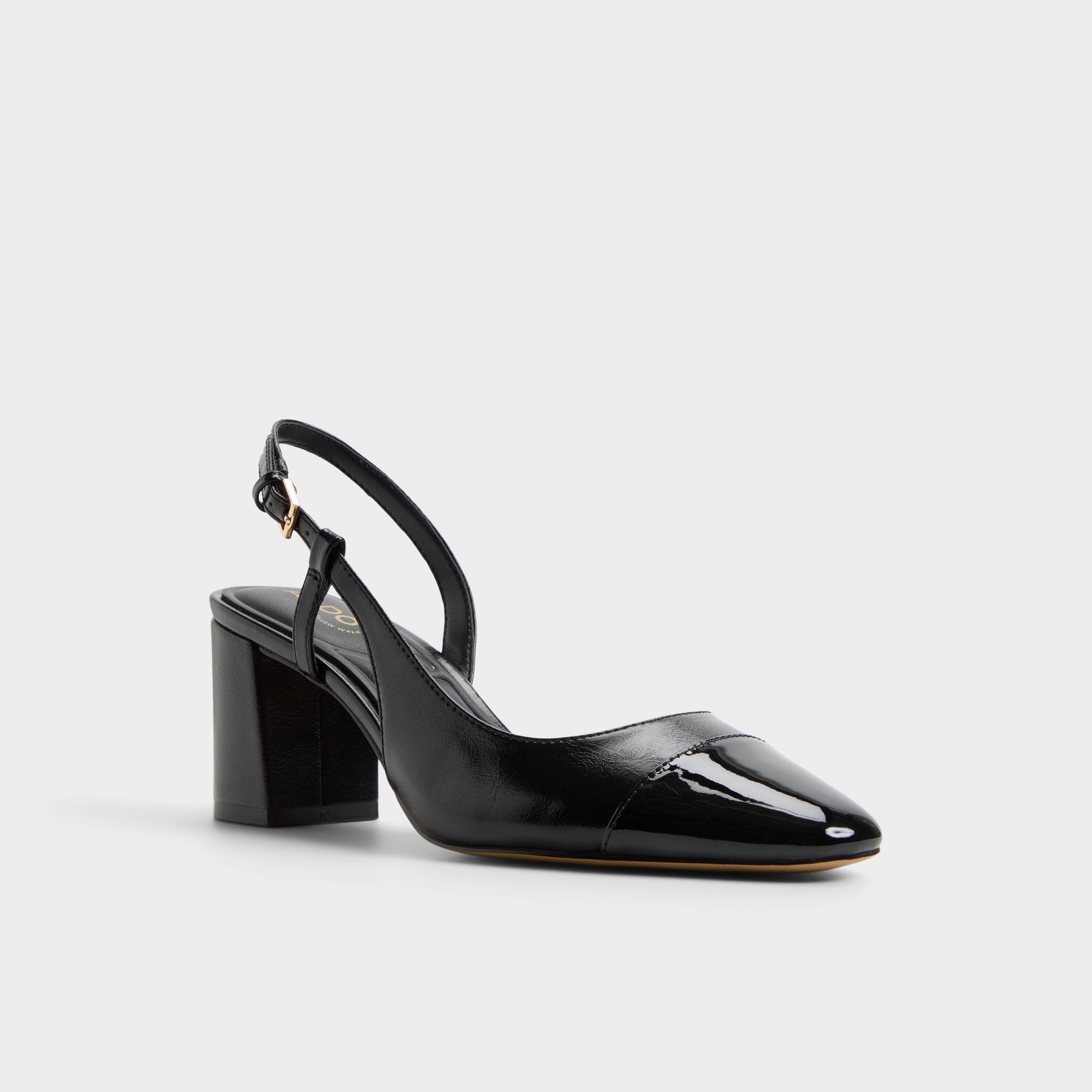 ALDO Emanuelle escarpins noirs talon bloc