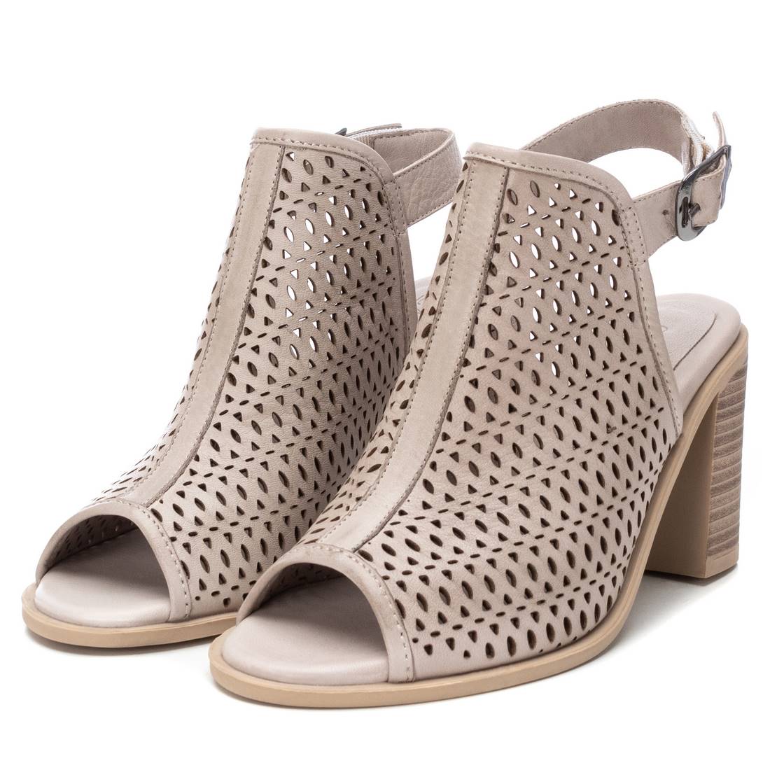Carmela 16135102 sandale cuir marron talon 8 cm