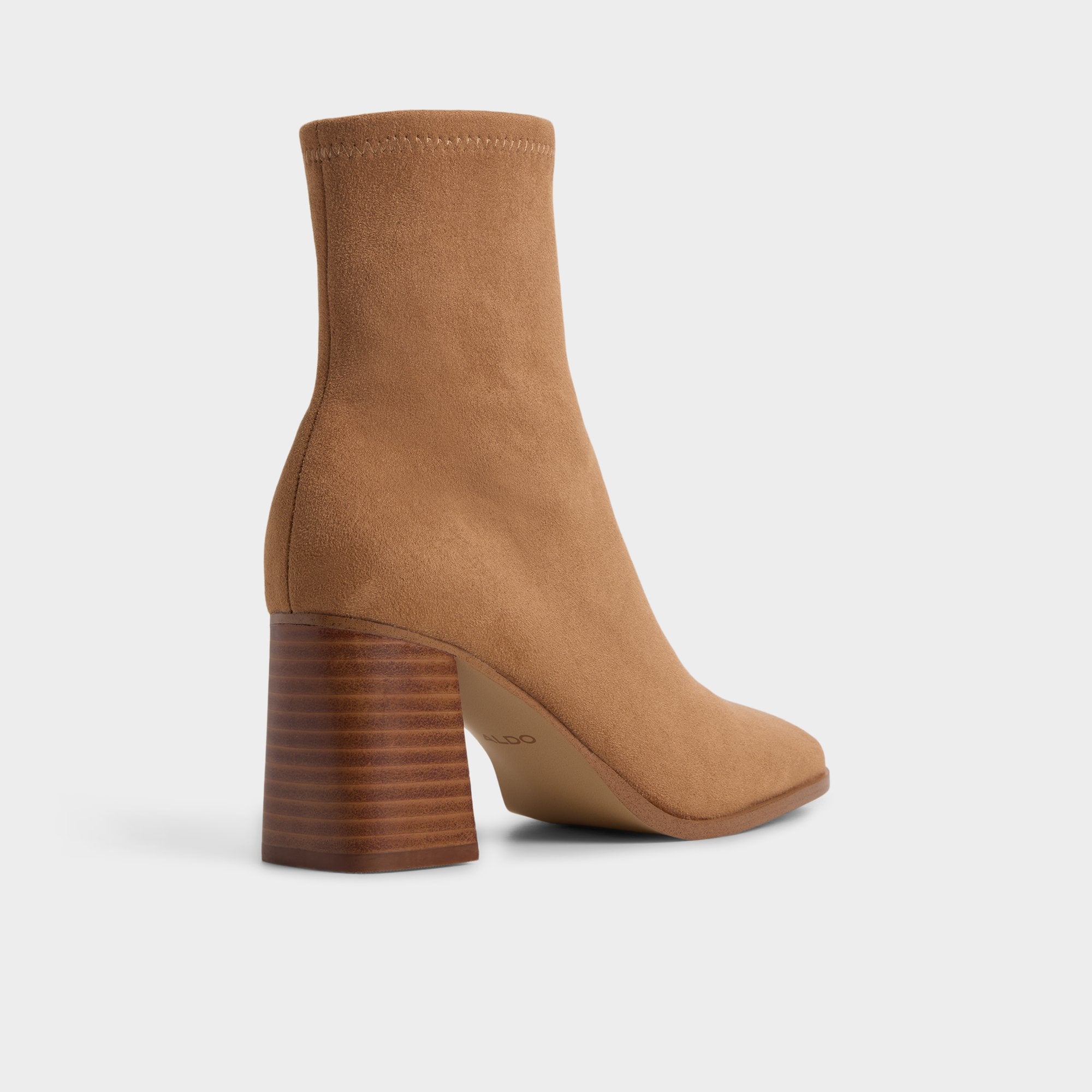 ALDO Marlo bottines daim marron talon