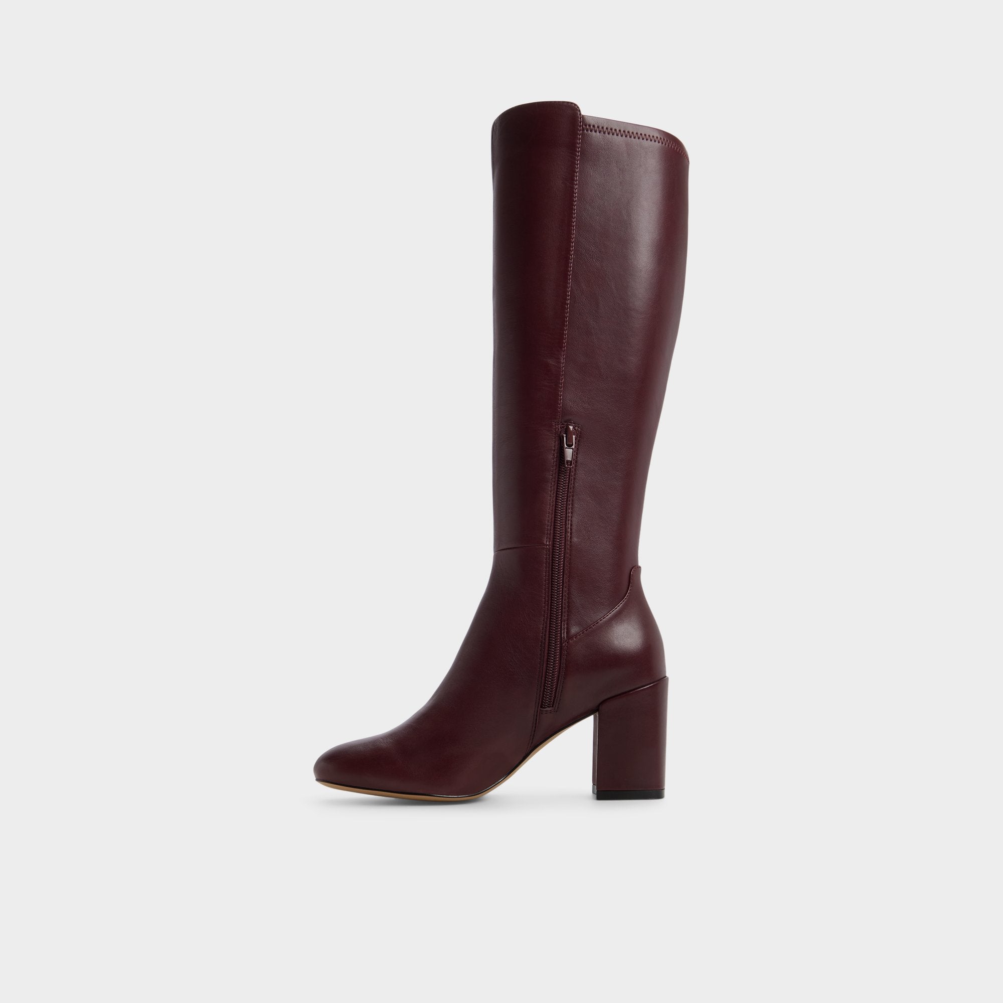 ALDO Satori escarpins cuir bordeaux talon bloc