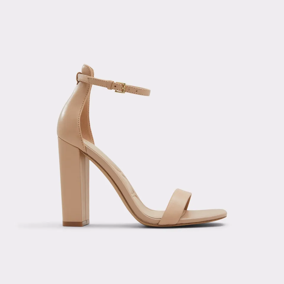 Aldo Hazelia escarpins talon bloc beige
