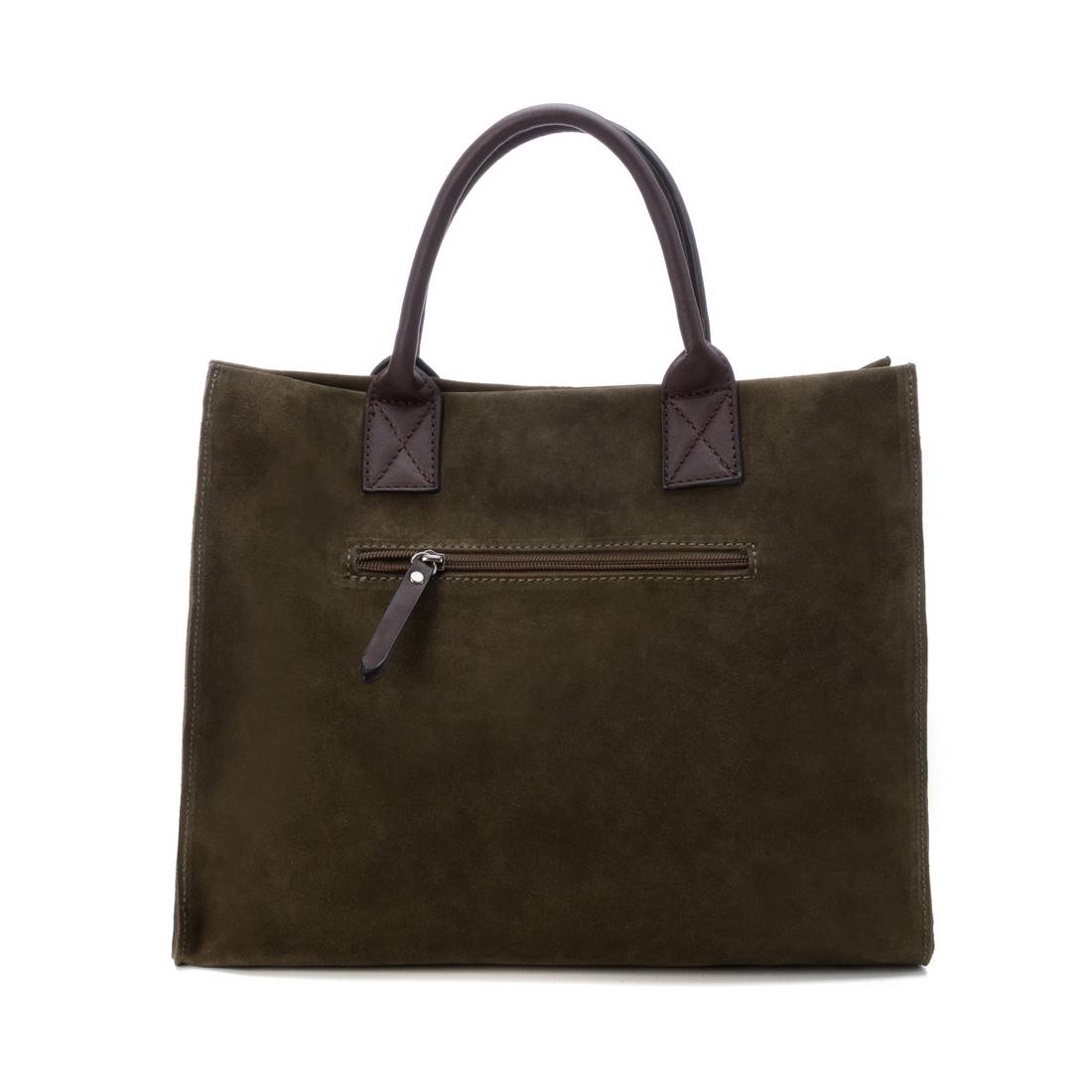 Carmela 18602804 sac shopper femme vert serraje cuir