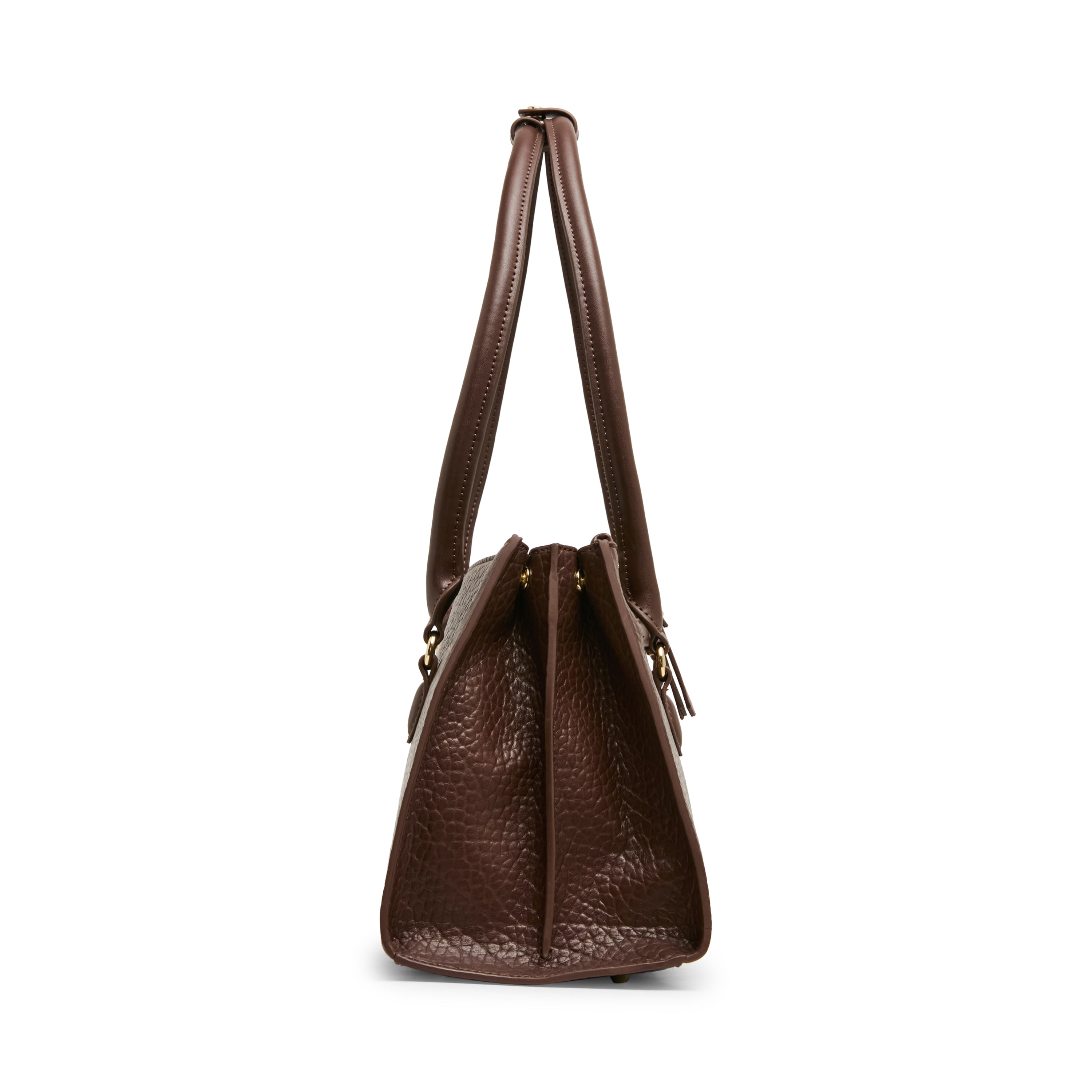 Steve Madden Bshirley sac shopper marron doré zippé