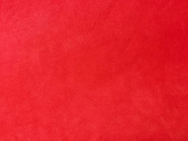 Dessine Moi Un Soulier Velours rouge échantillon matière velours