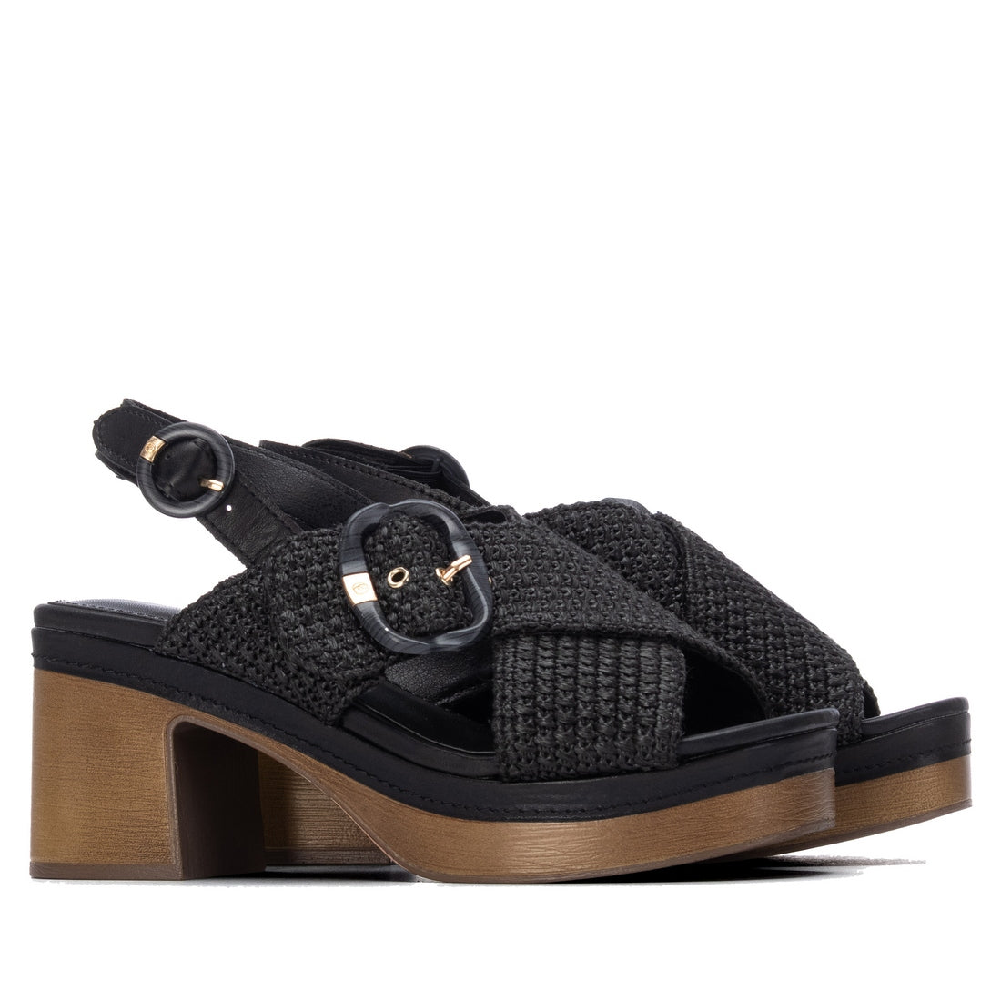 Carmela 16315703 sandales femme noires talon 8 cm