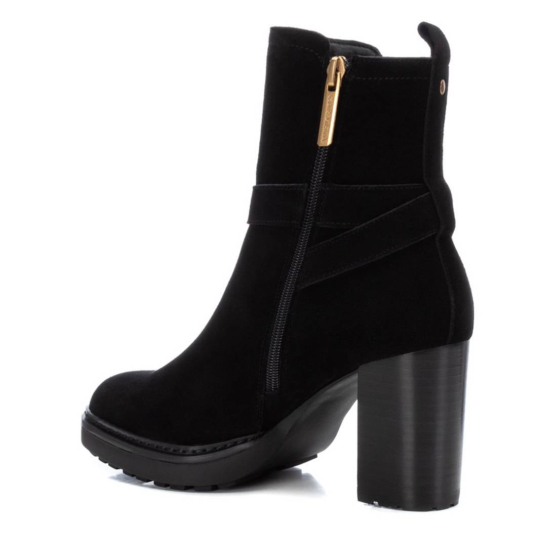 Carmela 16113501 bottine cuir noir talon 8 cm 35-41
