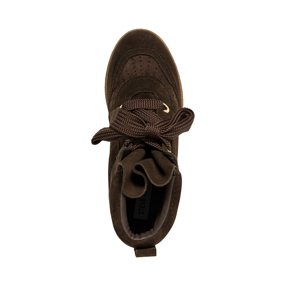 Steve Madden Mables baskets daim marron compensé 2,5 cm