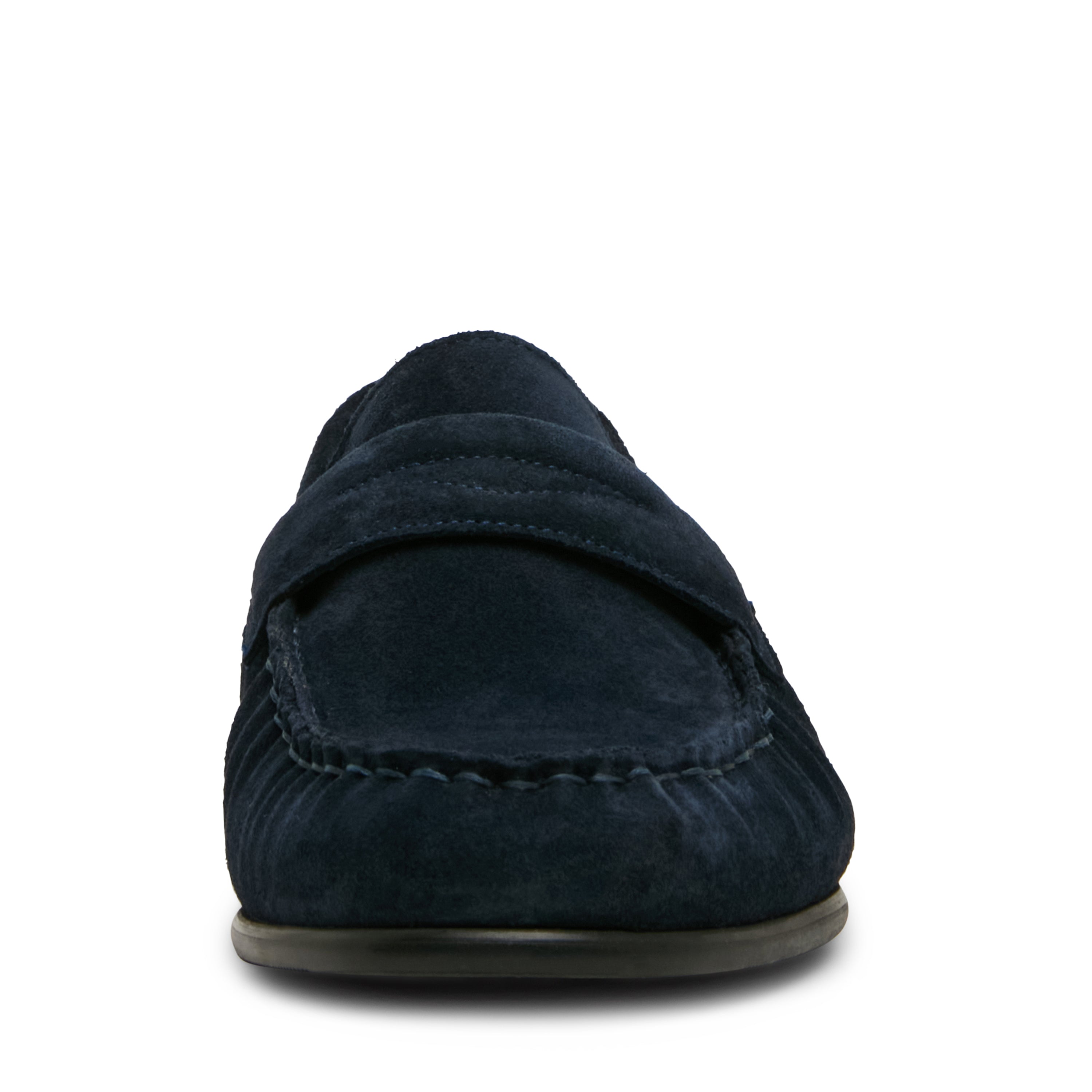 Steve Madden Passage mocassin homme bleu marine suède