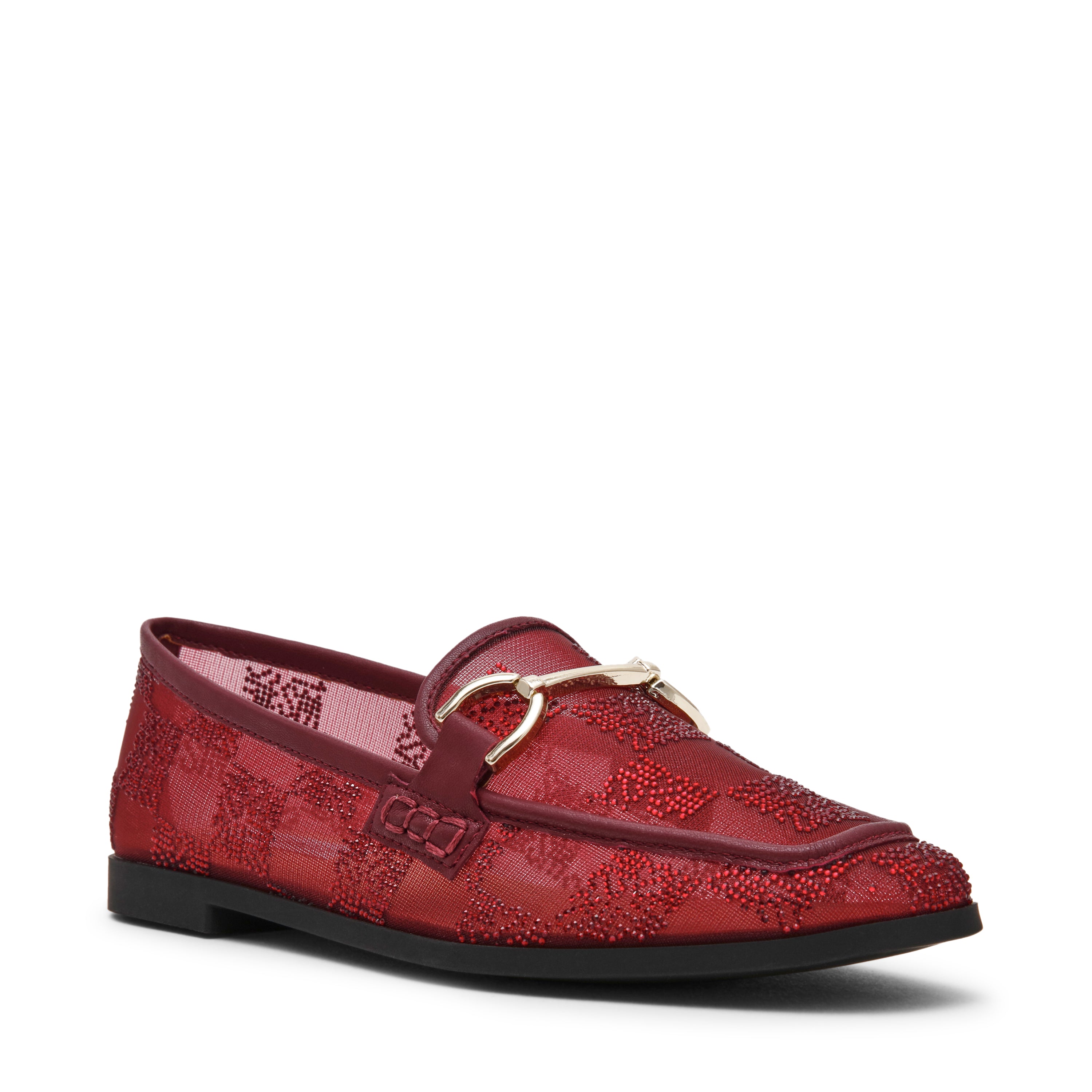 Steve Madden Cityhall mocassins cerise plat