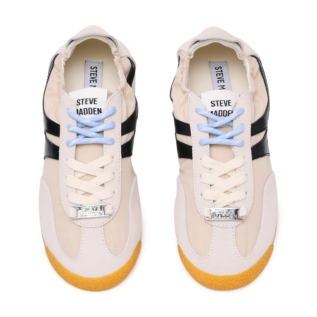 Steve Madden Premium baskets crème multi lacets