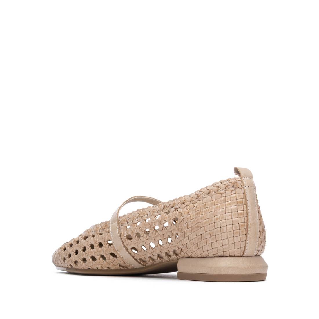 Carmela 16313102 ballerines cuir beige boucle
