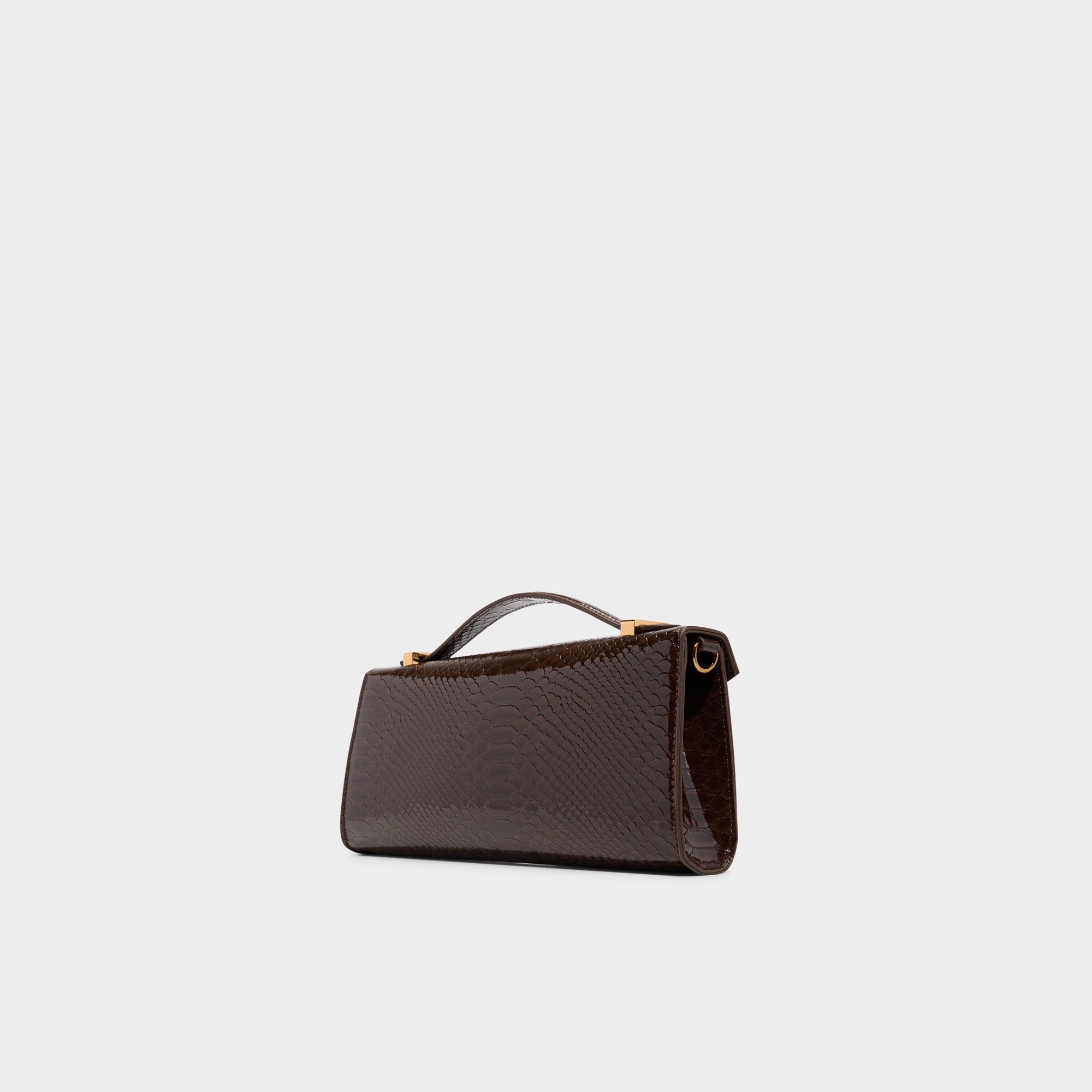 ALDO Alexzandraax pochette cuir marron animal