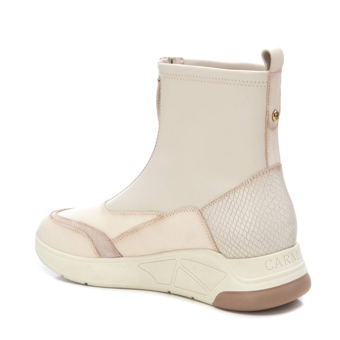 Carmela 16098601 basket montante femme blanc cuir véritable