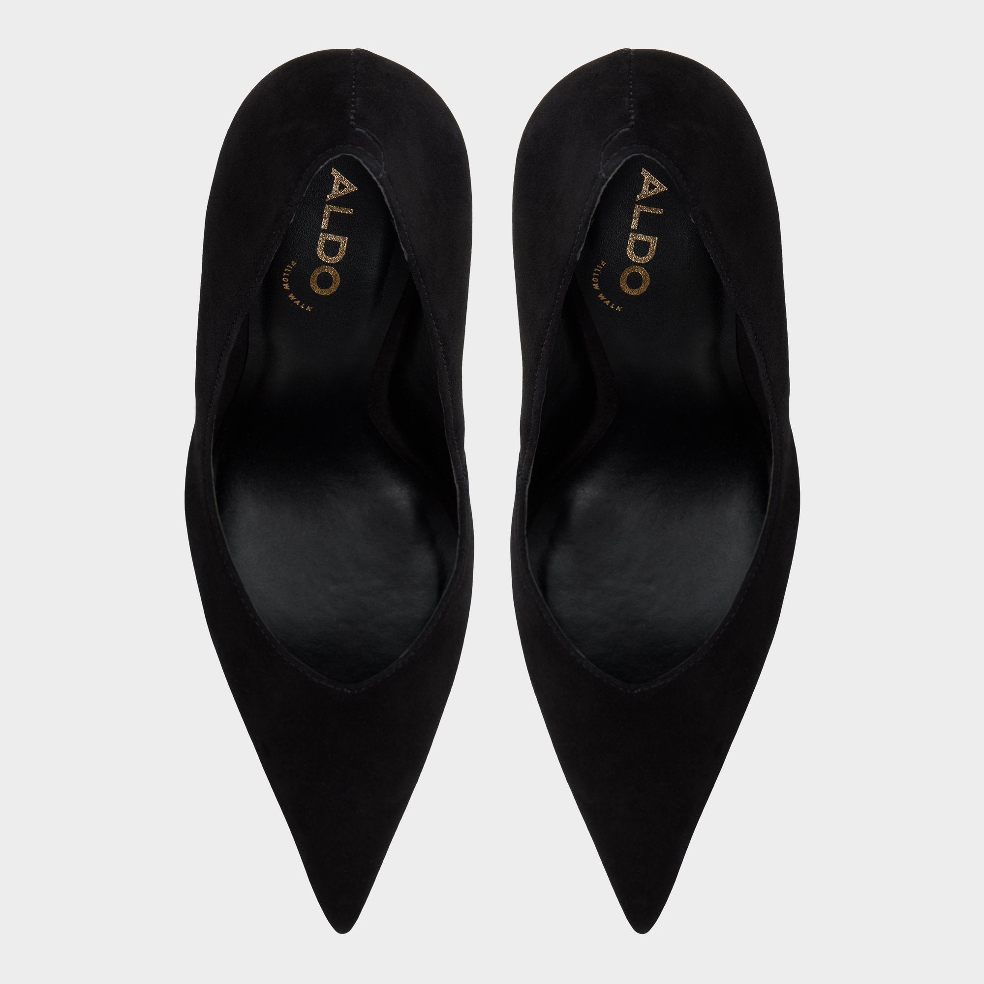 ALDO Emelie escarpins suède noirs talon haut
