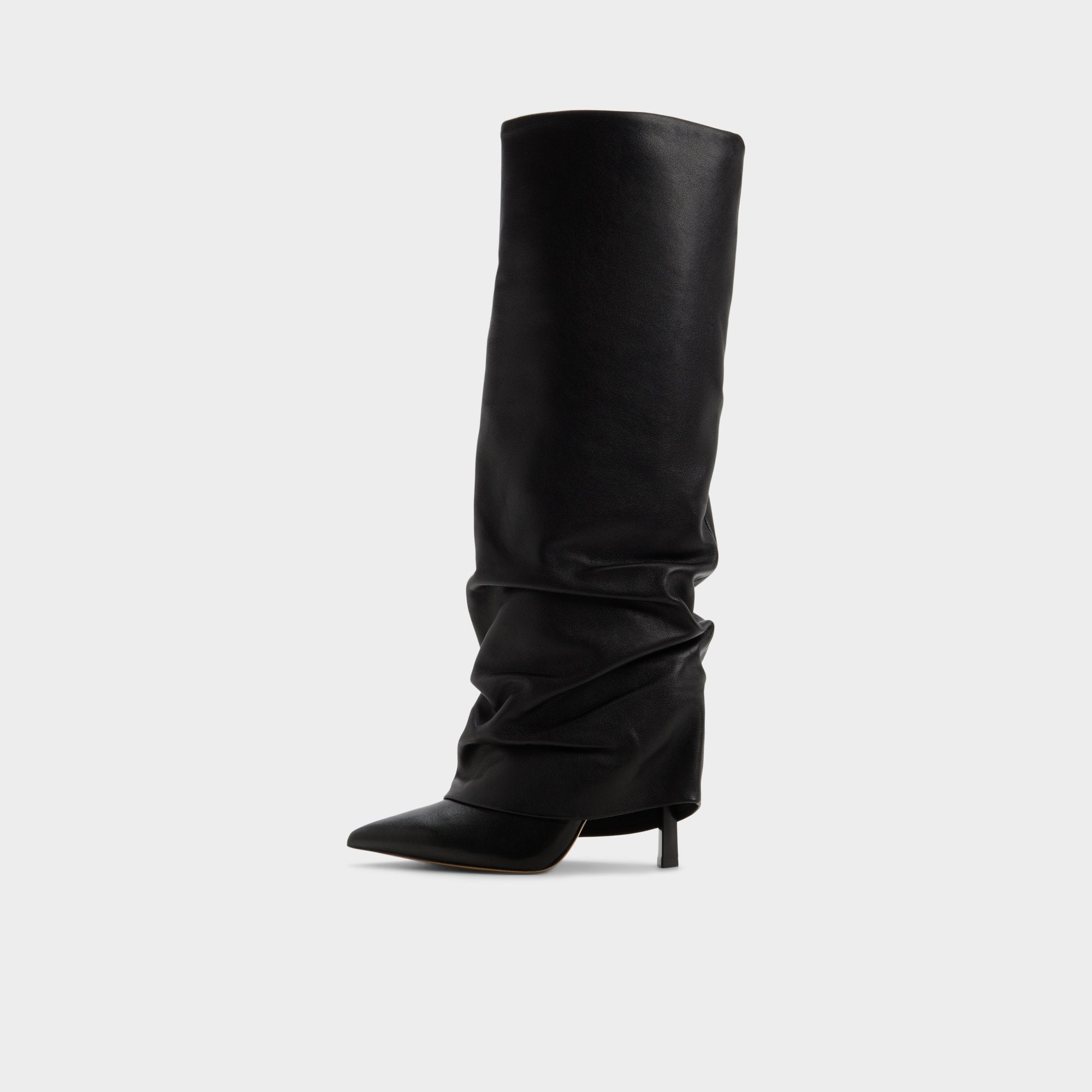 ALDO Enalavia botte haute noire talon plat