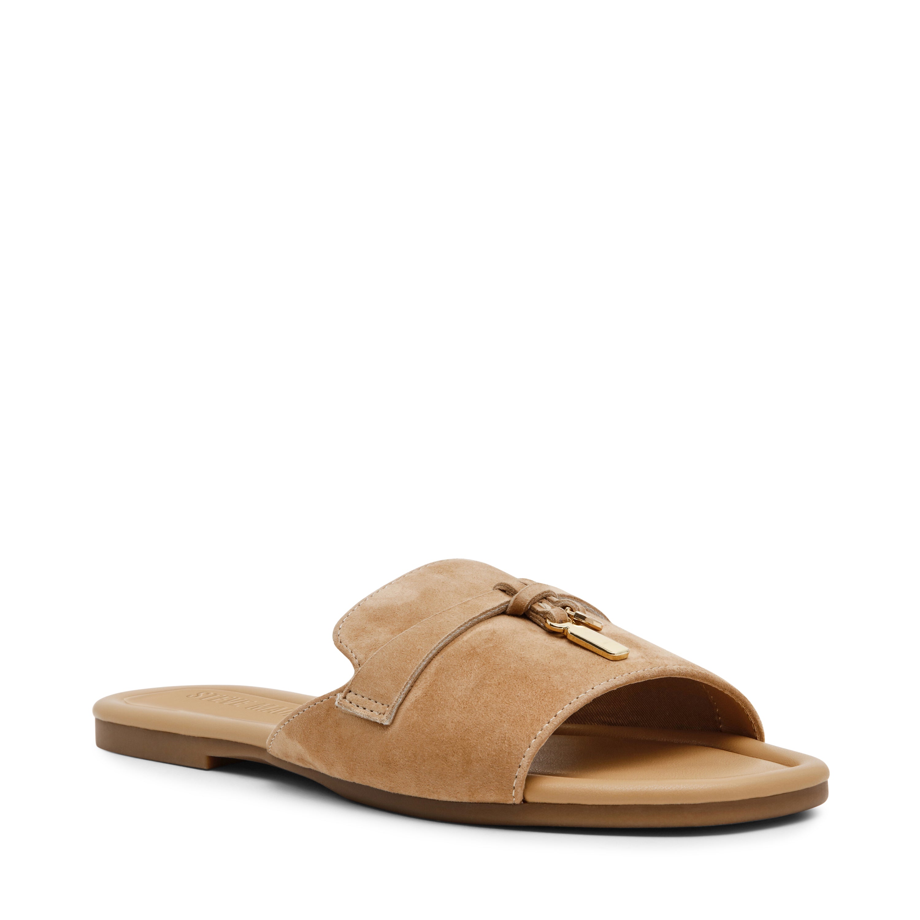 Steve Madden Hight St. sandales plates daim taupe