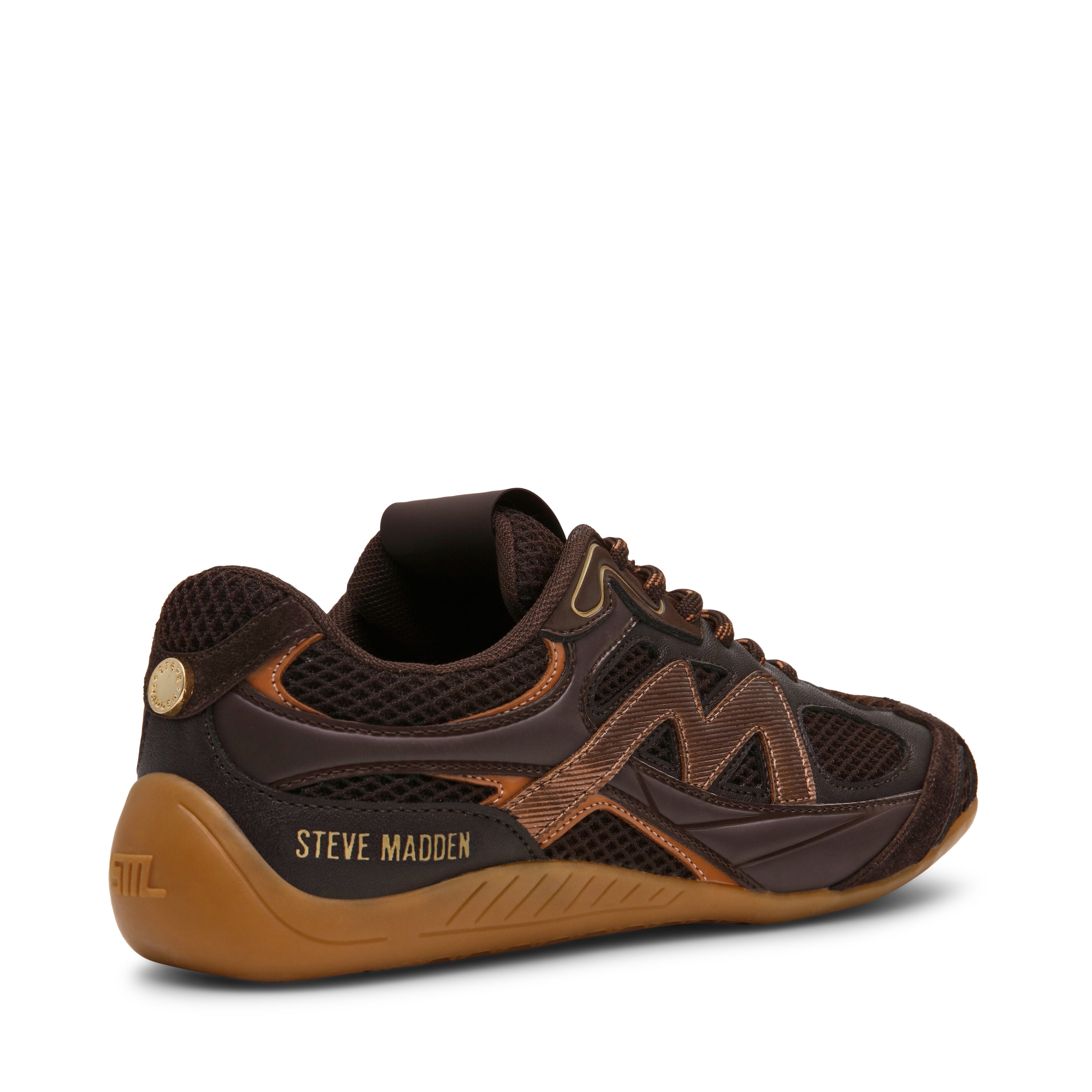 Steve Madden Rally Time baskets marron chocolat lacets