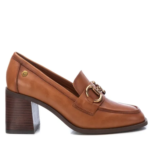 CARMELA 16112702 mocassin marron cuir talon 7 cm